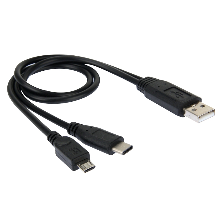 High Speed USB Male to Micro USB Male USB-C Type-C