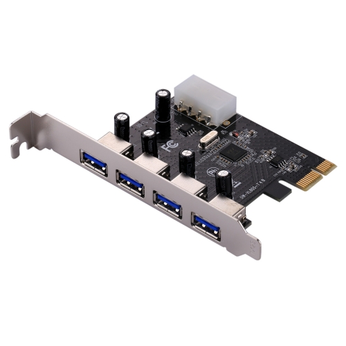 

USB 3.0 4 ports PCI-E Express Controller Card 5Gbps