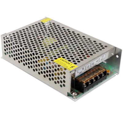 

(S-100-12 DC 12V 8.5A) Regulated Switching Power Supply, Input: AC100~130V/200~240V, Size: 158x90x40mm