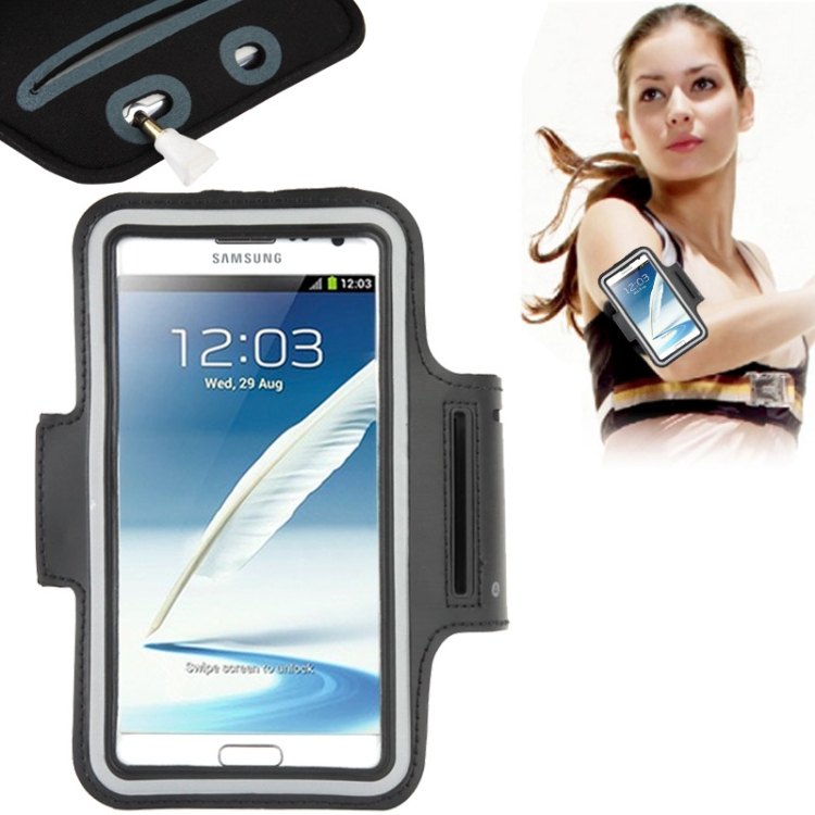 Universal PU Sports Armband Case with Earphone Hole for Galaxy