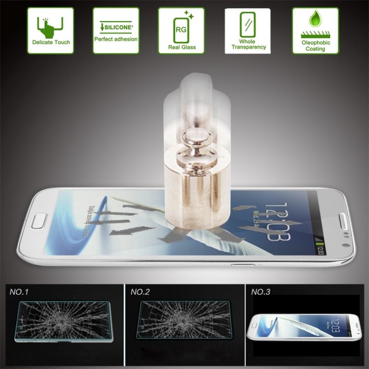 

For Galaxy Note II / N7100 0.26mm 9H 2.5D Tempered Glass Film
