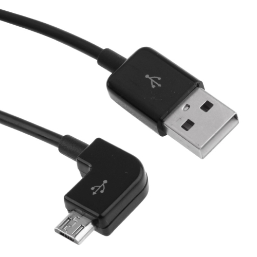 

3m 90 Degree Micro USB Port USB Data Cable, For Samsung / Huawei / Xiaomi / Meizu / LG / HTC and Other Smartphones(Black)