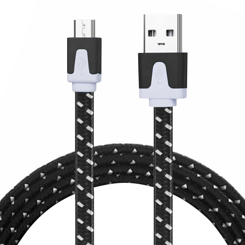 

2m Woven Style Micro USB to USB Data / Charging Cable for Samsung Galaxy S7 & S7 Edge / LG G4 / Huawei P8 / Xiaomi Mi4 and other Smartphones (Black)