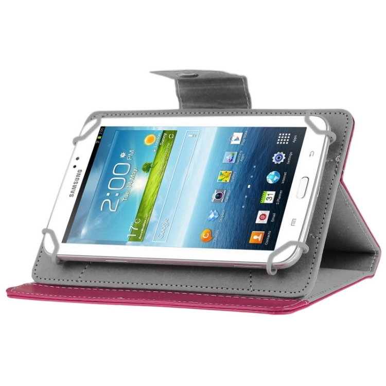 

Universal Crazy Horse Texture Horizontal Flip Leather Case with Holder for 7 inch Tablet PC(Magenta)