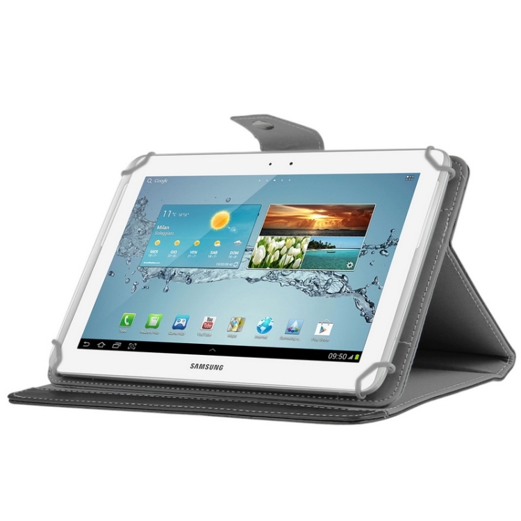 

Universal Crazy Horse Texture Horizontal Flip Leather Case with Holder for 10 inch Tablet PC(Black)