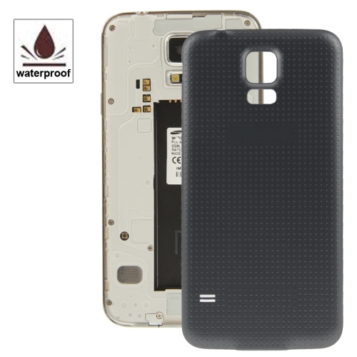

For Galaxy S5 / G900 Original Plastic Material Battery Housing Door Cover with Waterproof Function (Black)