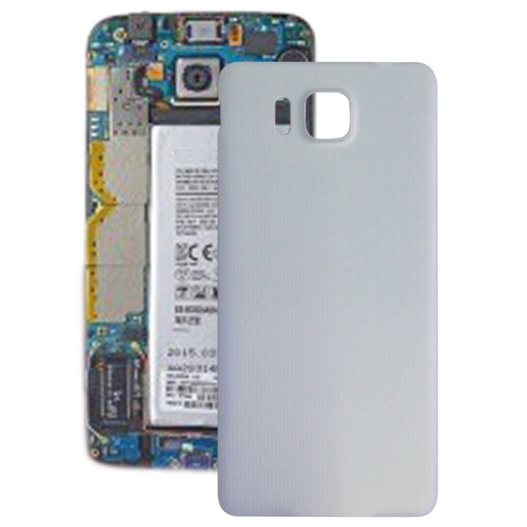 For Galaxy Alpha G850 Battery Back Cover (White)