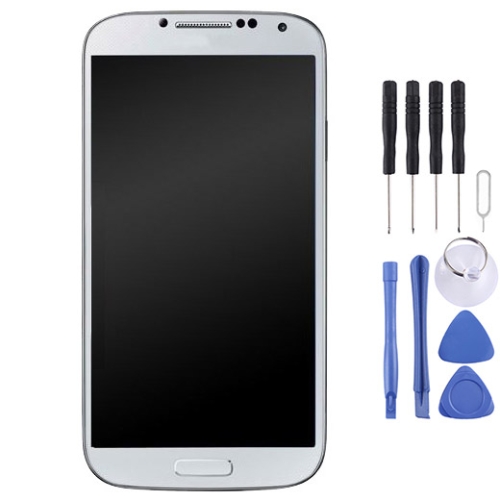 

Original LCD Display + Touch Panel with Frame for Galaxy S4 / i9505(White)