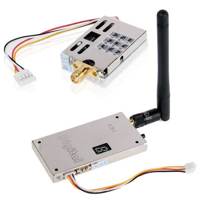 400mW 9CH Wireless AV Transmitter Receiver Transmitting