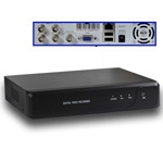4 Channel Embedded DVR with H.264 Compression, Support SATA Hard Disk ...