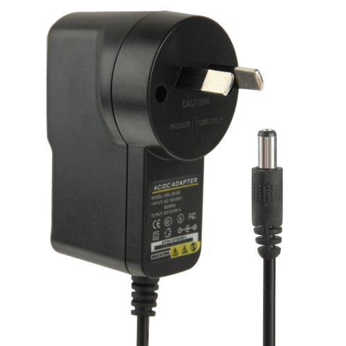 

AC / DC Adapter 12V 1A for CCD Cameras, Output Tips: 5.5 x 2.1mm(Black)