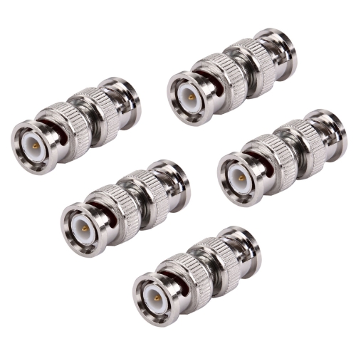 

5 PCS BNC Male to Male Coaxial Coupler Adapter Connector