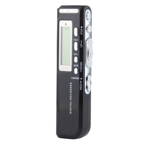 Digital Voice Recorder USB Flash Portable Professional Voice Activated Recorder Pen Support 650Hrs Dictaphone LCD MP3 Player with Speaker 8GB Black 