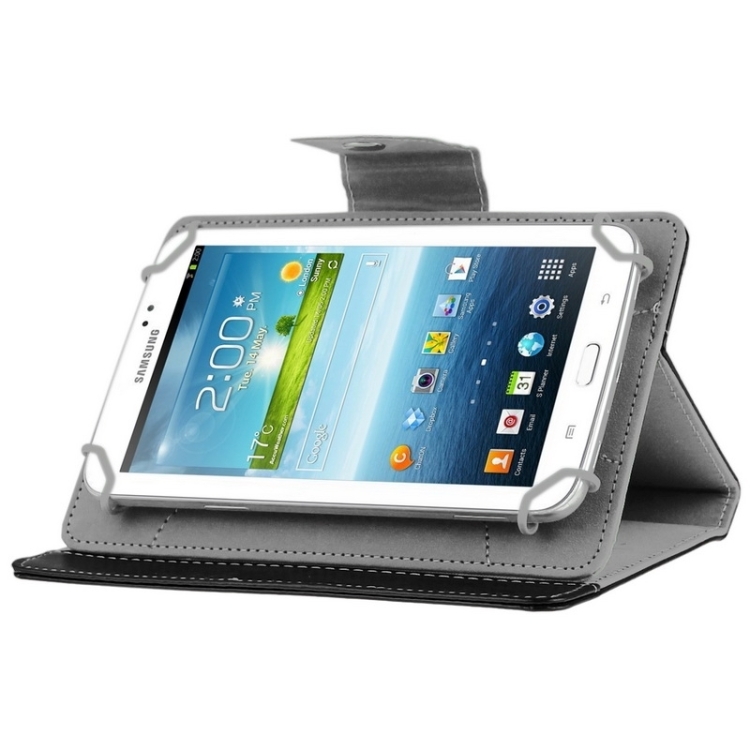 

Universal Crazy Horse Texture Horizontal Flip Leather Case with Holder for 8 inch Tablet PC(Black)
