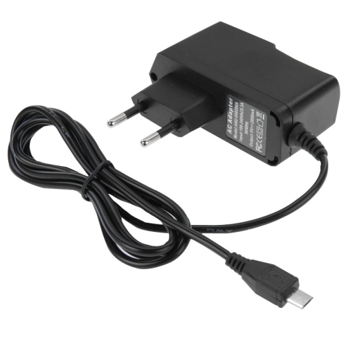 Chargeur micro USB pour tablette PC / téléphone portable, sortie: DC 5V /  2A, prise UE