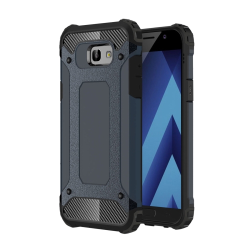 

For Galaxy A5 (2017) / A520 Tough Armor TPU + PC Phone Case(Dark Blue)