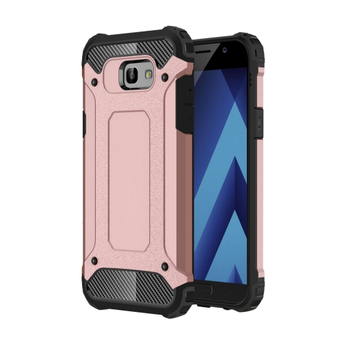 

For Galaxy A5 (2017) / A520 Tough Armor TPU + PC Phone Case(Rose Gold)
