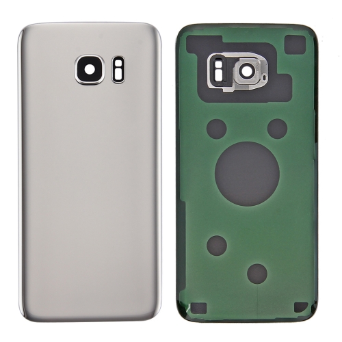

For Galaxy S7 Edge / G935 Original Battery Back Cover with Camera Lens Cover (Silver)