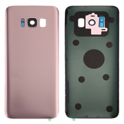 

For Galaxy S8 / G950 Battery Back Cover with Camera Lens Cover & Adhesive (Rose Gold)