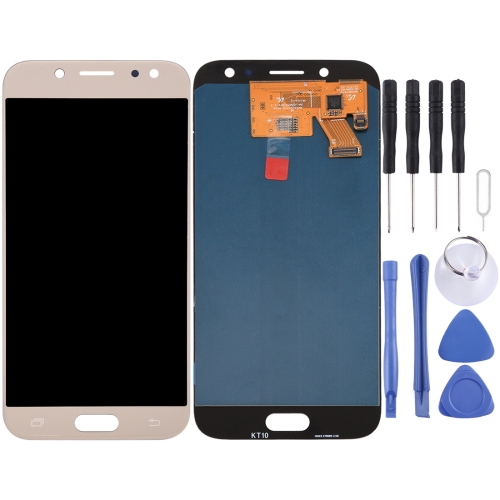 

Original Super AMOLED LCD Screen for Galaxy J5 (2017)/J5 Pro 2017, J530F/DS, J530Y/DS with Digitizer Full Assembly (Gold)