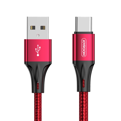 

JOYROOM S-1030N1 N1 Series 1m 3A USB to USB-C / Type-C Data Sync Charge Cable (Red)
