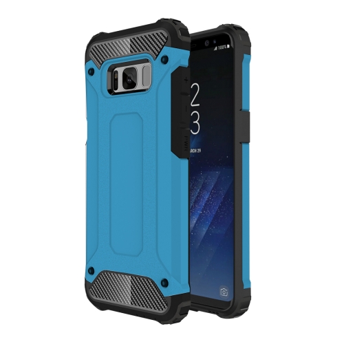 

For Galaxy S8 Rugged Armor TPU + PC Combination Case(Blue)