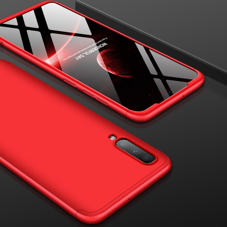 

GKK Three Stage Splicing Full Coverage PC Case for Galaxy A70 (Red)