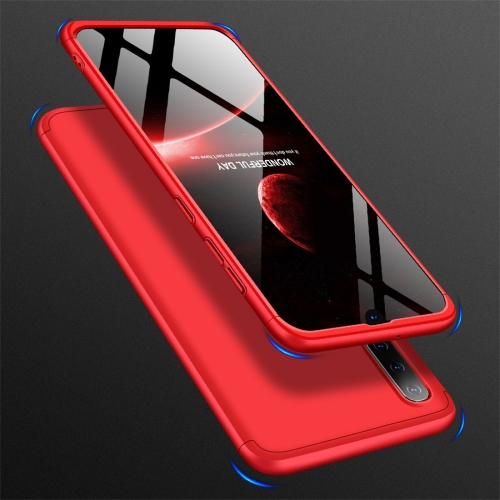 

GKK Three Stage Splicing Full Coverage PC Case for Galaxy A50 (Red)