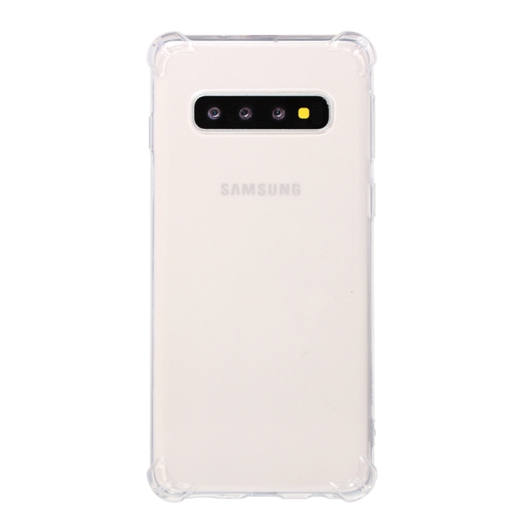 

Shockproof TPU Protective Case for Galaxy S10 Plus (Transparent)