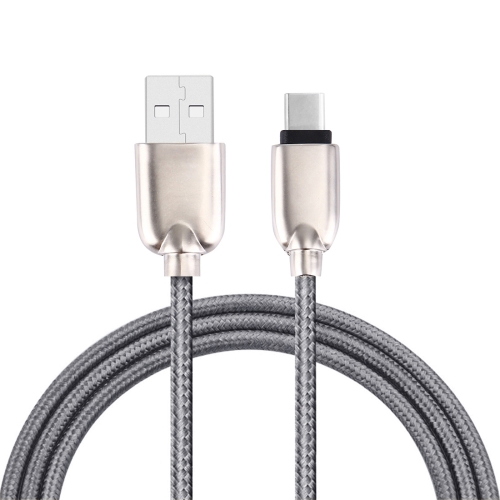 Type-C to USB Data Sync Charging Cable for Galaxy S8 & S8 1M Woven Style Metal Head 108 Copper Cores USB-C / LG G6 Huawei P10 & P10 Plus Xiaomi Mi 6 & Max 2 and other Smartphones Protective