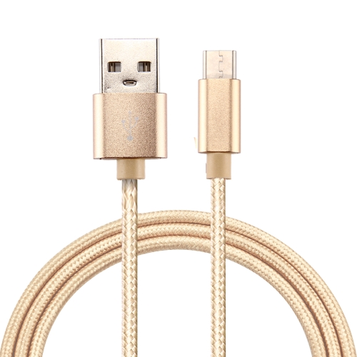 

Knit Texture USB to USB-C / Type-C Data Sync Charging Cable, Cable Length: 3m, 3A Total Output, 2A Transfer Data(Gold)