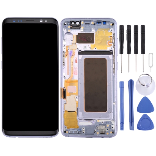 

Original LCD Screen + Original Touch Panel with Frame for Galaxy S8 / G950 / G950F / G950FD / G950U / G950A / G950P / G950T / G950V / G950R4 / G950W / G9500(Grey)