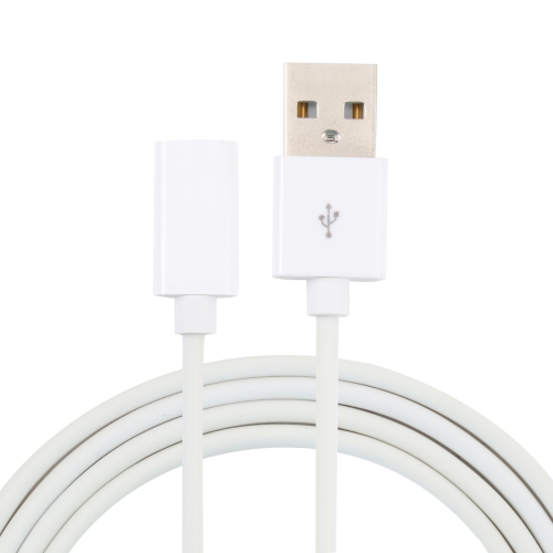 

USB Male to USB-C / Type-C Female Adapter Cable, Length: 1m(White)