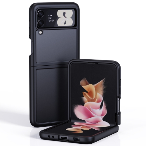 

For Samsung Galaxy Z Flip4 Shield Armor TPU + PC Phone Case(Transparent Black)