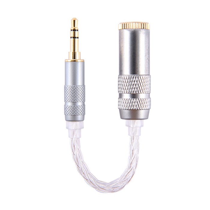 

ZS0021 3.5mm Male to 4.4mm Female Balance Adapter Cable (Silver)
