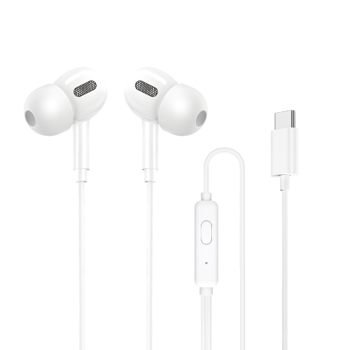 

WK YA11 USB-C/Type-C Interface Wired Earphone,Length: 1.2m(White)