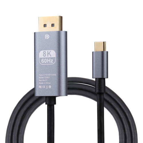 

TD0018K 60Hz USB-C/Type-C to DP Video Adapter Cable (Grey)