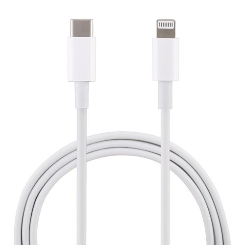

20W 9V/2A 1M USB-C / Type-C to 8 Pin PD Fast Charging Cable for iPhone, iPad, Cable Length: 1m(White)
