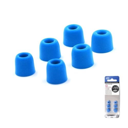 

KZ 6 PCS Sound Insulation Noise Cancelling Memory Foam Earbuds Kit for All In-ear Earphone, Size: L & M & S(Blue)
