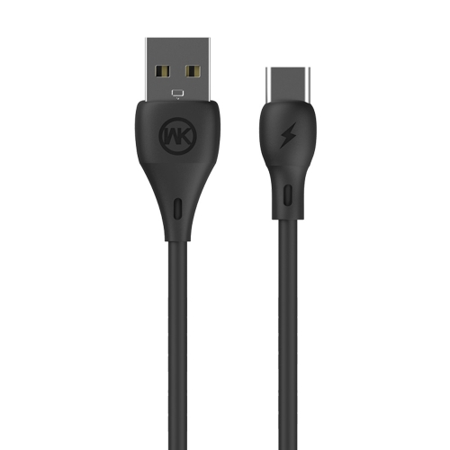 

WK WDC-072 1m 2.1A Output Full Speed Series USB to USB-C / Type-C Data Sync Charging Cable (Black)