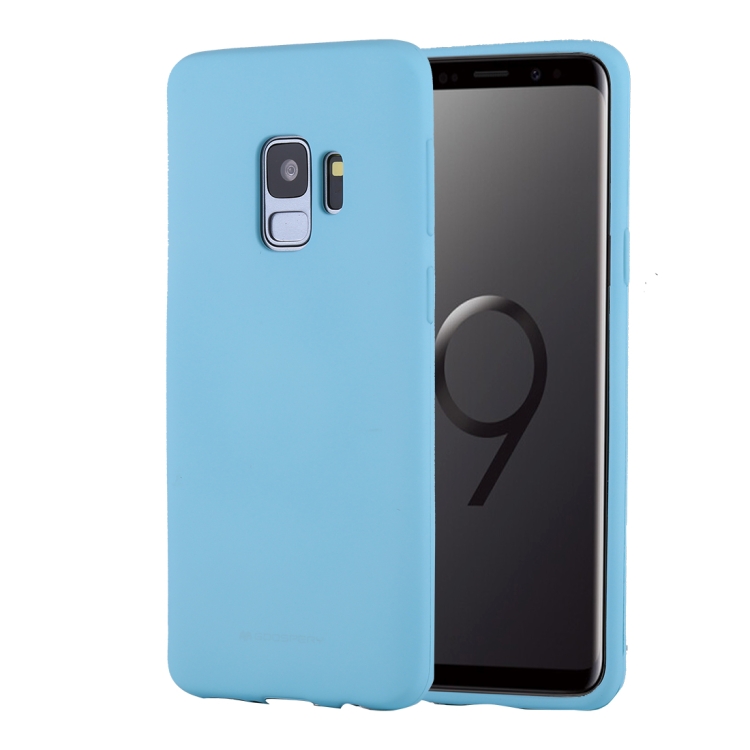 

GOOSPERY SOFT FEELING for Galaxy S9 TPU Drop-proof Soft Protective Back Cover (Mint Green)