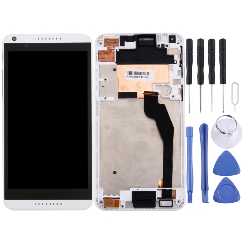 

LCD Screen and Digitizer Full Assembly with Frame for HTC Desire 816G / 816H(White)