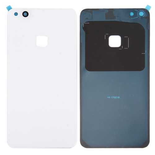 For Huawei P10 lite Battery Back Cover(White) шлейф для huawei p30 lite y6 2019 mrd lx1f y6s на отпечаток пальца