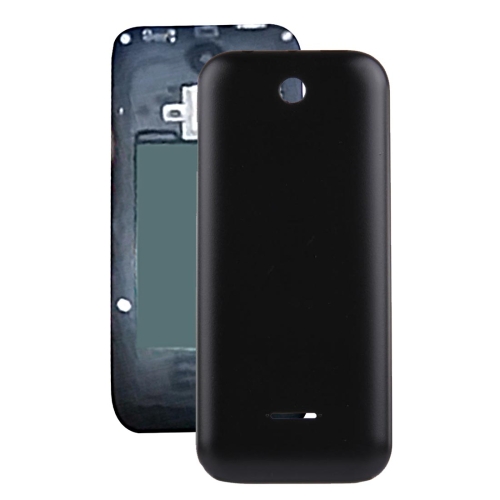 Solid Color Plastic Battery Back Cover for Nokia 225 (Black) сотовый телефон nokia 105 ss 2023 ta 1569 black