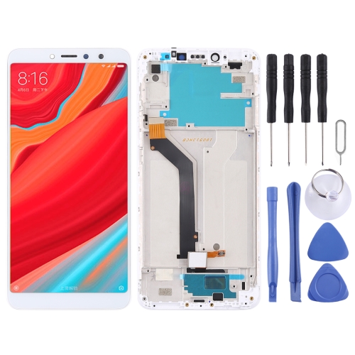 

TFT LCD Screen for Xiaomi Redmi S2 / Y2 Digitizer Full Assembly with Frame(White)