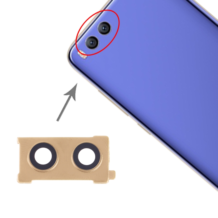 Camera Lens Cover for Xiaomi Mi 6 (Gold)