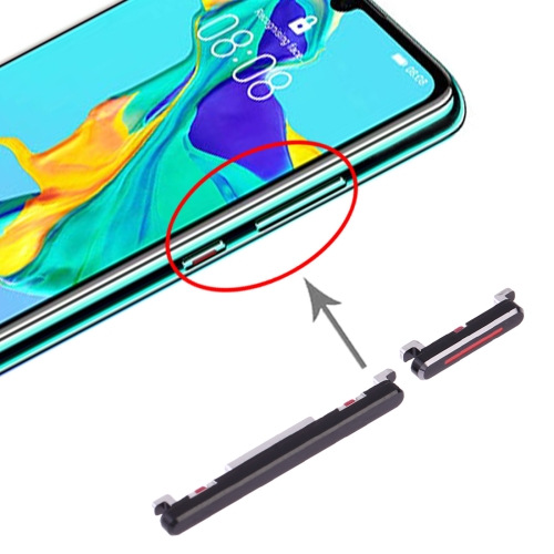 

For Huawei P30 Power Button and Volume Control Button (Black)