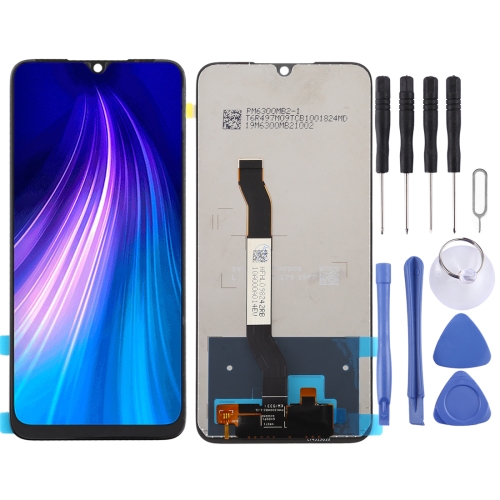 TFT LCD Screen for Xiaomi Redmi Note 8 with Digitizer Full Assembly(Black) 2 pcs hd transparent anti fingerprint mobile phone screen protection film for iphone14 pro