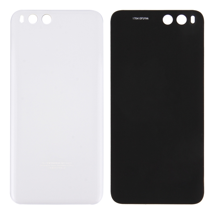 

For Xiaomi Mi 6 Glass Battery Back Cover(White)