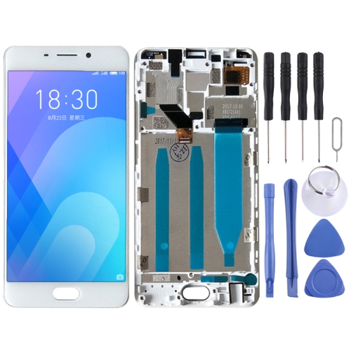 

LCD Screen and Digitizer Full Assembly with Frame for Meizu M6 Note (White)